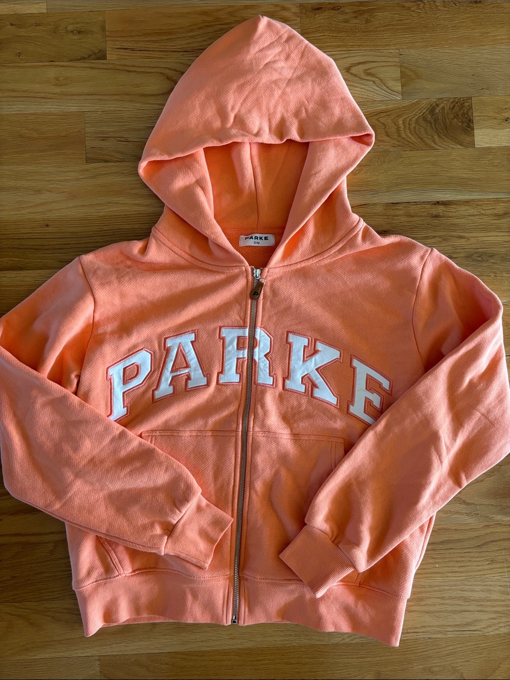 Parke Women’s zip front hoodie shop bop exclusive S/M